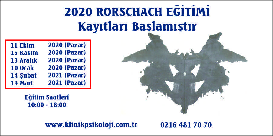 Rorschach Testi Egitimi